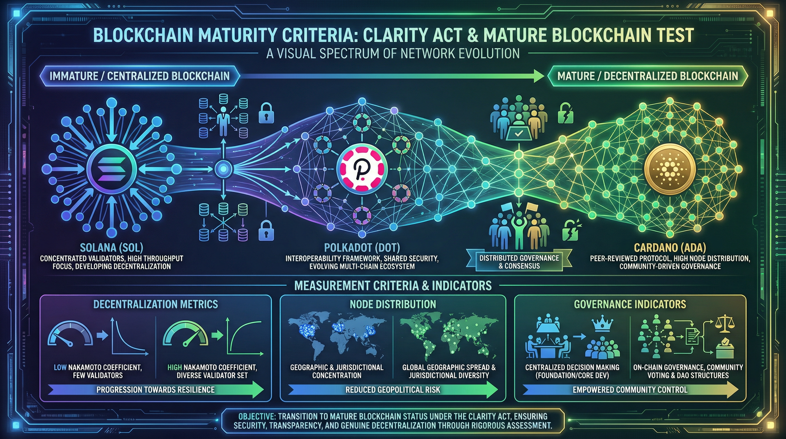 The CLARITY Act's "Mature Blockchain" Test: What It Means for Solana, Cardano, and the Next Generation of Crypto Networks