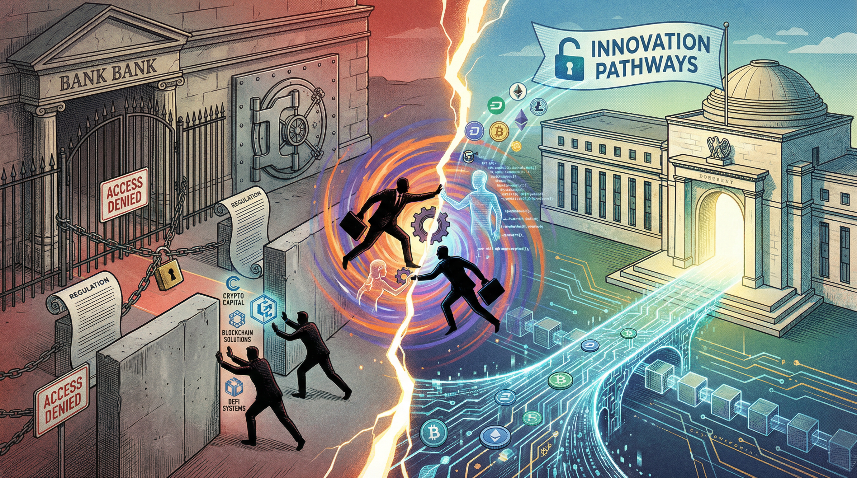 Crypto Regulatory Roundup: Fed Access & Banking Conflicts